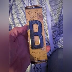 LOT of 3 LETTER B’s. Used for decoration!